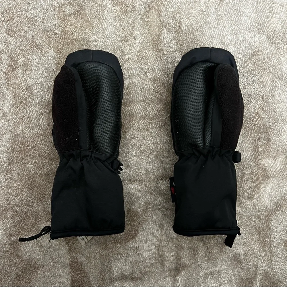 Head | Mittens | S | black w neon green trim